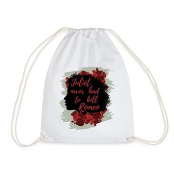 Citation de Rose Hathaway : « Juliette ne chapeau jamais tuer Rome - Sac de sport léger - blanc - Devant