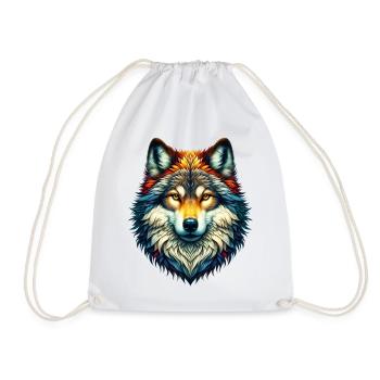 Loup - Sac de sport léger - blanc - Devant