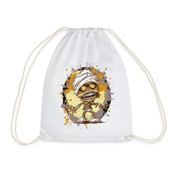 Mummy in splatter look - Drawstring Bag - white - Front
