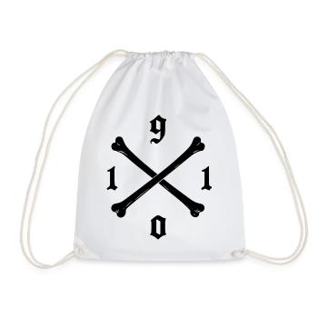 1910 St. Pauli Pirate Socks, T-Shirt, Backpack - Drawstring Bag - white - Front