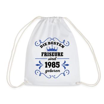 Coiffeur Anniversaire Vintage 1985 Collègue Coiffeur - Sac de sport léger - blanc - Devant