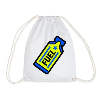 Fuel Energy Gel Endurance Sports - Drawstring Bag - white - Front