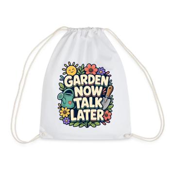 JARDIN MAINTENANT PARLONS PLUS TARD Sieste - Sac de sport léger - blanc - Devant