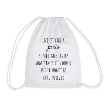 La vie, c’est comme... - Sac de sport léger - blanc - Devant