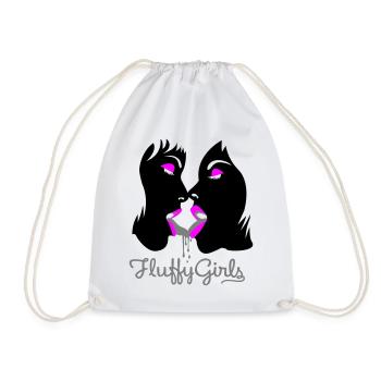fluffy girls - Sac de sport léger - blanc - Devant
