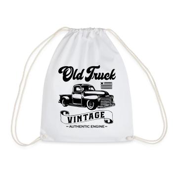 Old Truck Vintage - Sac de sport léger - blanc - Devant