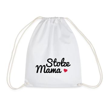 Stolze Mama - Turnbeutel - Weiß - Vorne