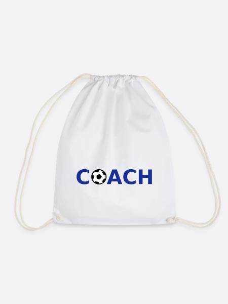 Coach (Fußball) - Turnbeutel - Weiß