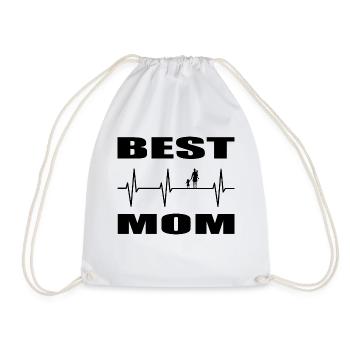 Mama - Turnbeutel - Weiß - Vorne