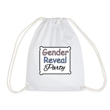 Gender Reveal Party - Turnbeutel - Weiß - Vorne