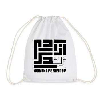 Women life freedom iran - Turnbeutel - Weiß - Vorne