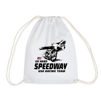 Speedway - Motorcycle Speedway - Turnbeutel - Weiß - Vorne