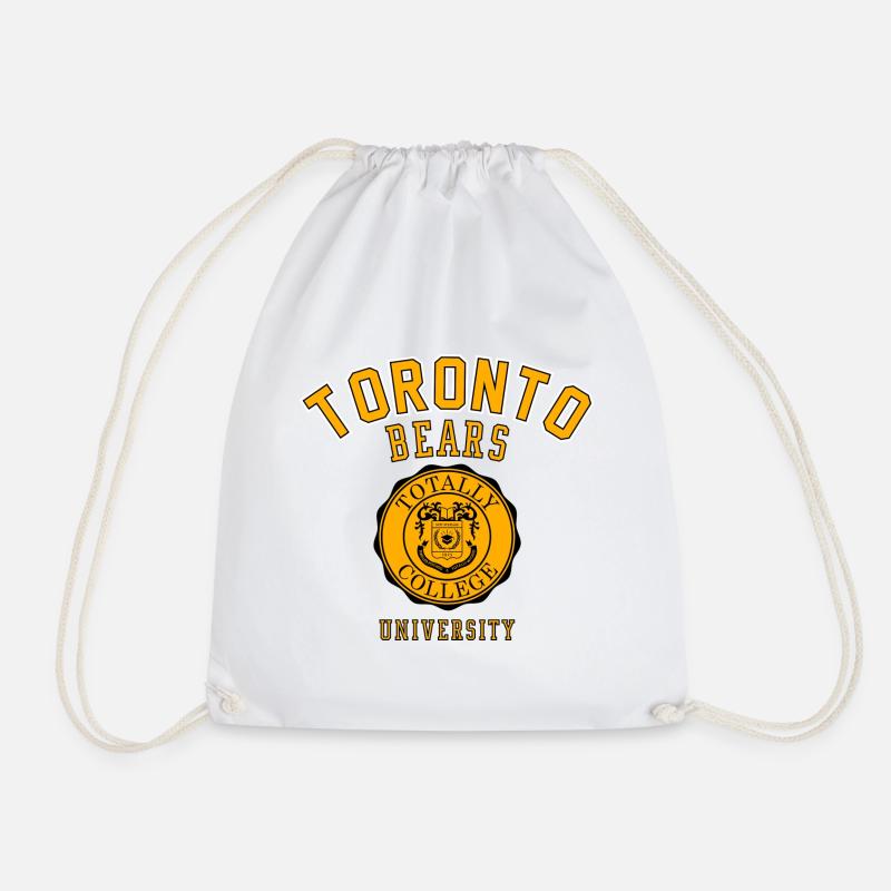 Toronto Graphic - Drawstring Bag - white