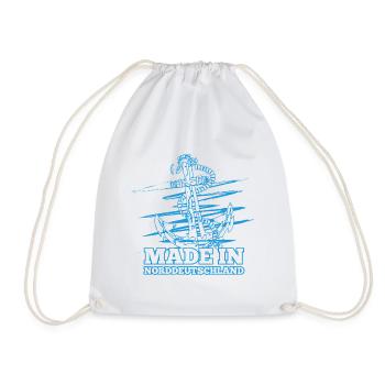 Northern Germany Made in Anker Maritim Sailor - Drawstring Bag - white - Front