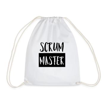 Scrum Master - Drawstring Bag - white - Front