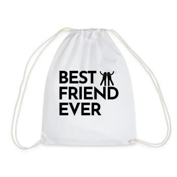 Best Friend Ever - Cadeau Amitié Unique - Sac de sport léger - blanc - Devant