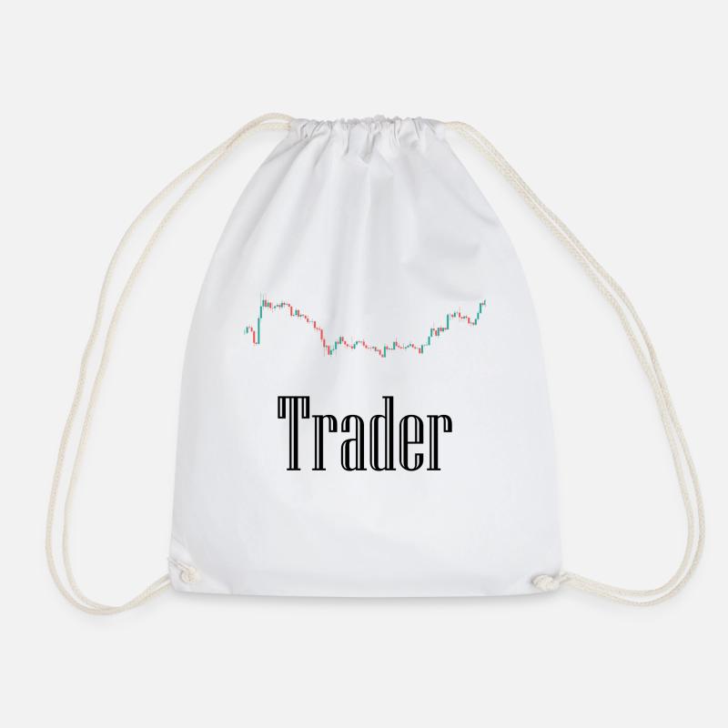 Traders en bourse - Sac de sport léger - blanc