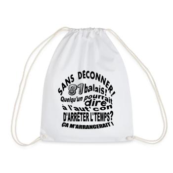 81 ans / anniversaire 81 ans / vintage - Sac de sport léger - blanc - Devant