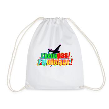 J'peux pas j'ai pilotage - Sac de sport léger - blanc - Devant