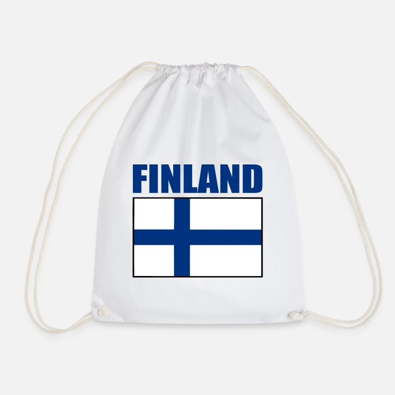 Finlande - Sac de sport léger - blanc