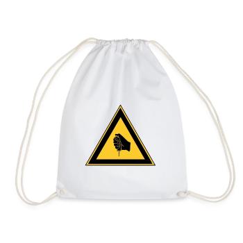 Slotracer - Drawstring Bag - white - Front