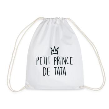 Bébé Body Petit Prince De Tata - Enfant Cadeau - Sac de sport léger - blanc - Devant