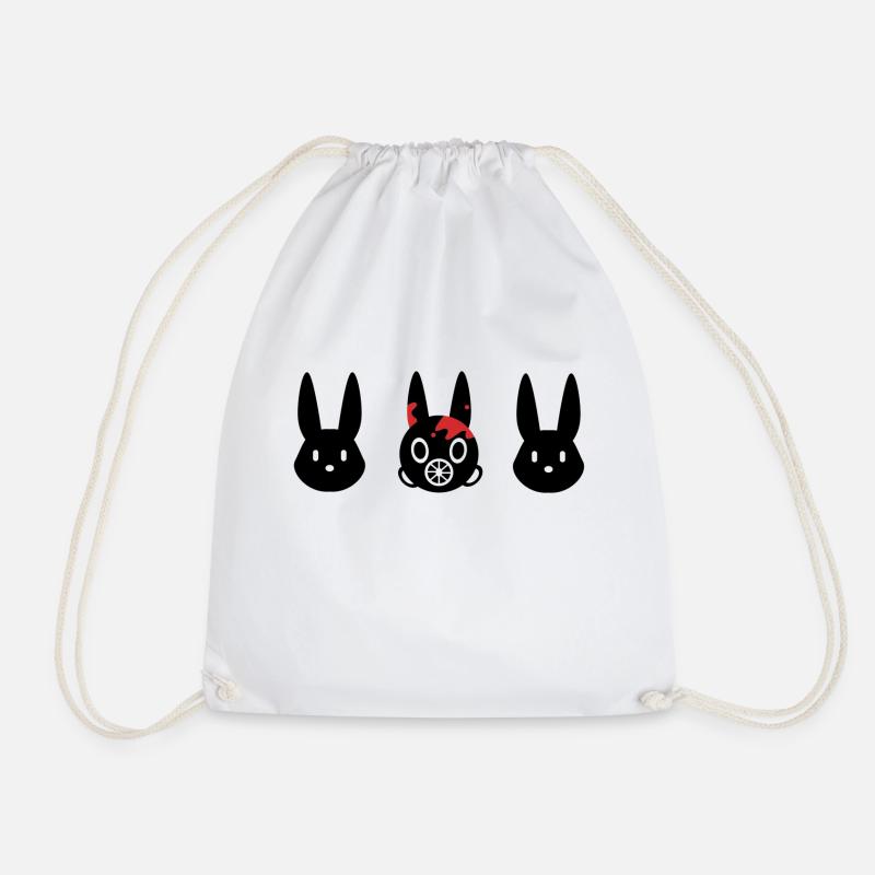 KILLERBUNNY [VOL.1] BLACK - Turnbeutel - Weiß
