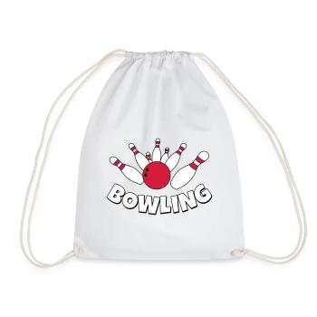 bowling - Sac de sport léger - blanc - Devant