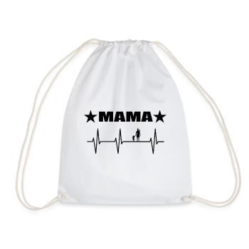 Mama - Turnbeutel - Weiß - Vorne