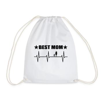 Mama - Turnbeutel - Weiß - Vorne