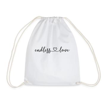 endless_love - Turnbeutel - Weiß - Vorne