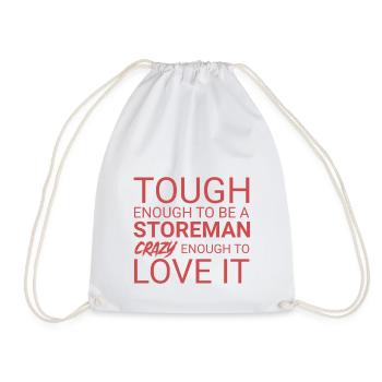 Storeman Crazy - Drawstring Bag - white - Front