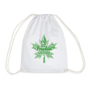 Cadeau amoureux de la nature - Sac de sport léger - blanc - Devant