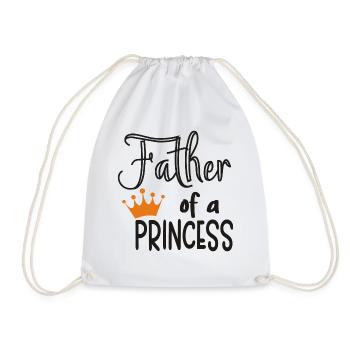 Père Fille | | cadeaux aux parents Cadeaux Enfants - Sac de sport léger - blanc - Devant