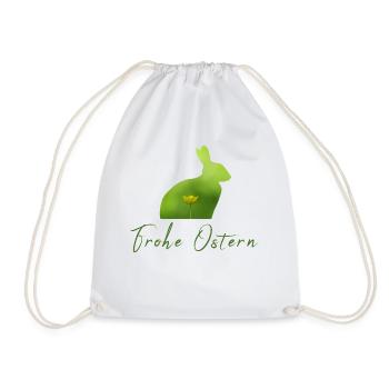 Frohe Ostern Ostern - Turnbeutel - Weiß - Vorne