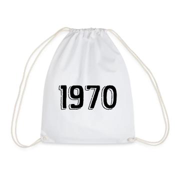 1970 - Drawstring Bag - white - Front