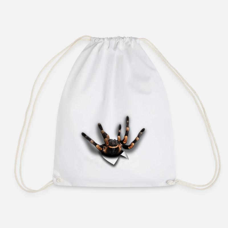 Spinne - Turnbeutel - Weiß