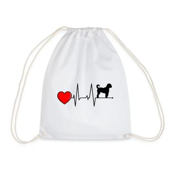 Irish Doodle Maman maîtresse battement de cœur pour vous - Sac de sport léger - blanc - Devant