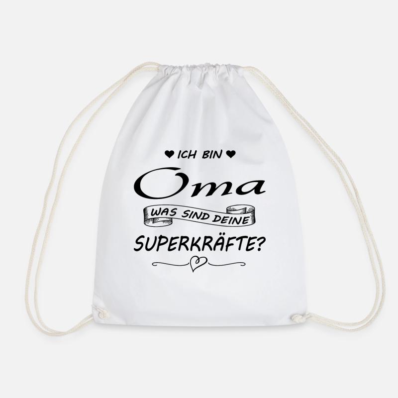 Oma - Turnbeutel - Weiß
