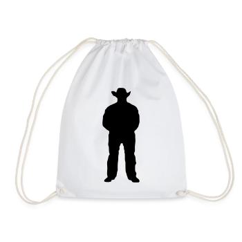 Horses, horse, riding, pony, cowboy, trot, Gallop - Drawstring Bag - white - Front