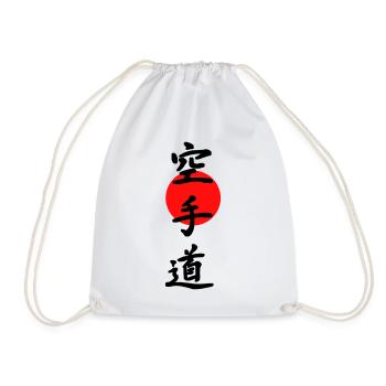 Karate - Turnbeutel - Weiß - Vorne