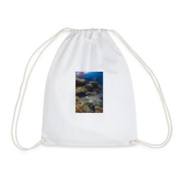 Marine life - Drawstring Bag - white - Front
