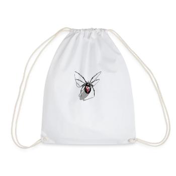 Spider - Drawstring Bag - white - Front