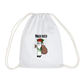 Nikolauch - Drawstring Bag - white - Front