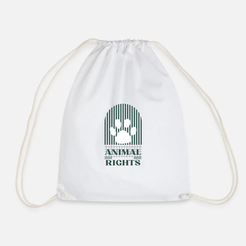 Animal Rights - Turnbeutel - Weiß