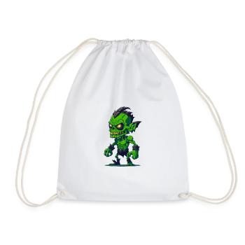Zombie - Sac de sport léger - blanc - Devant