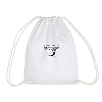Yoga Meditation Spa Namaste - Drawstring Bag - white - Front