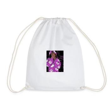 Purple Cloud Hoodie Hush - Turnbeutel - Weiß - Vorne