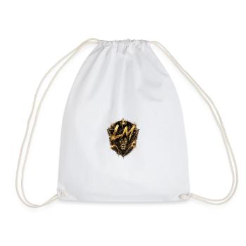 Golden Lion - Drawstring Bag - white - Front