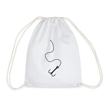 haken_schnur__f1 - Sac de sport léger - blanc - Devant